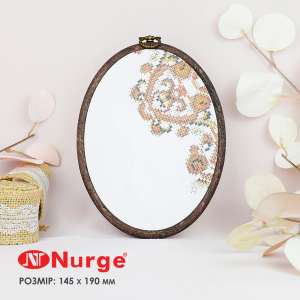 П'яльця Nurge овальні каучукові з підвісом 230-8 (145х190 мм.)